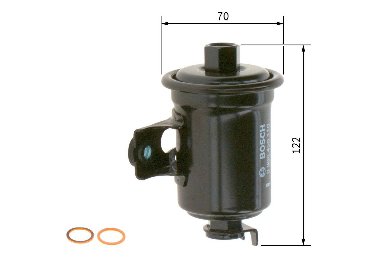 Фільтр паливний Bosch 0986450110