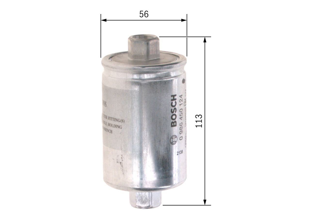 Купити 0986450124 Bosch Фільтр-відстійник палива грубої очистки