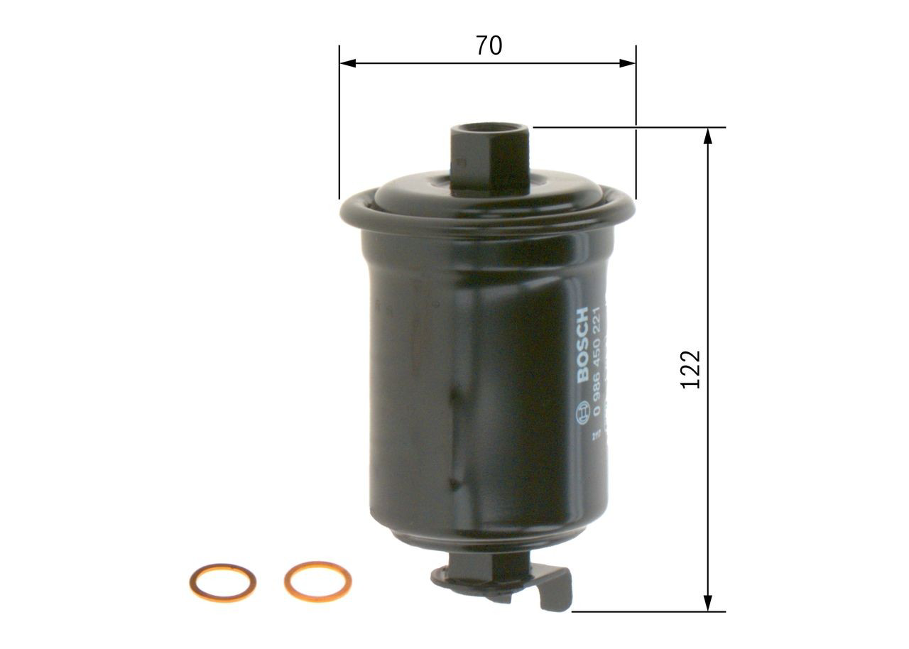 Купити 0986450221 Bosch Фільтр-відстійник палива грубої очистки