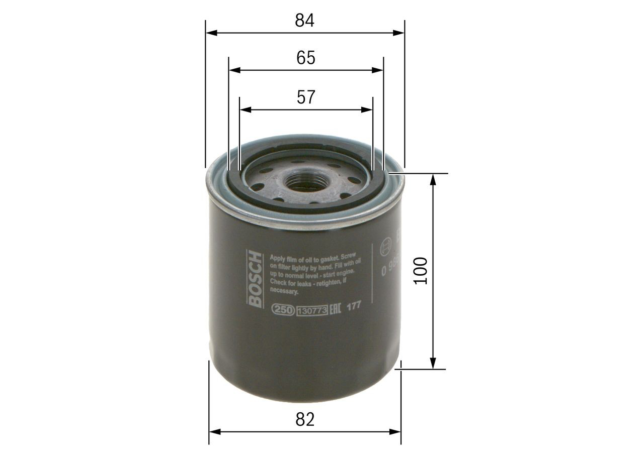 Фільтр масляний Bosch 0986452023