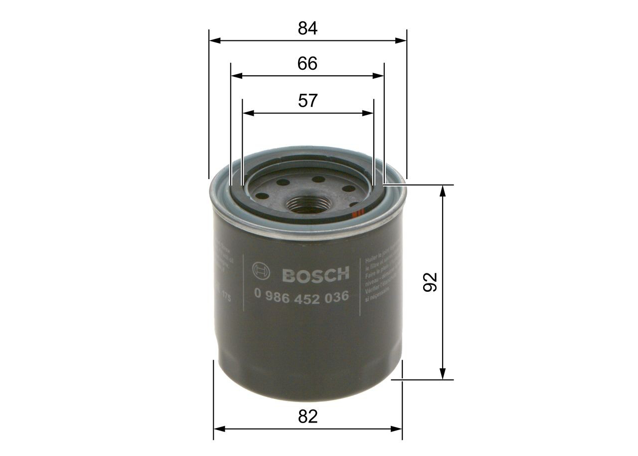 Масляний фільтр 0986452036 Bosch