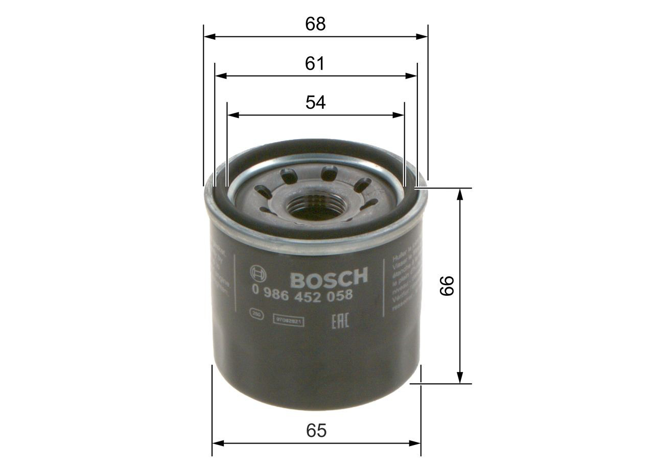 Фільтр масляний Bosch 0986452058