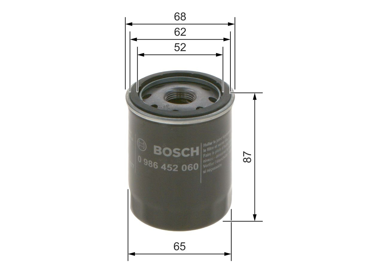 Купити 0986452060 Bosch Фільтр очищення масла відцентровий
