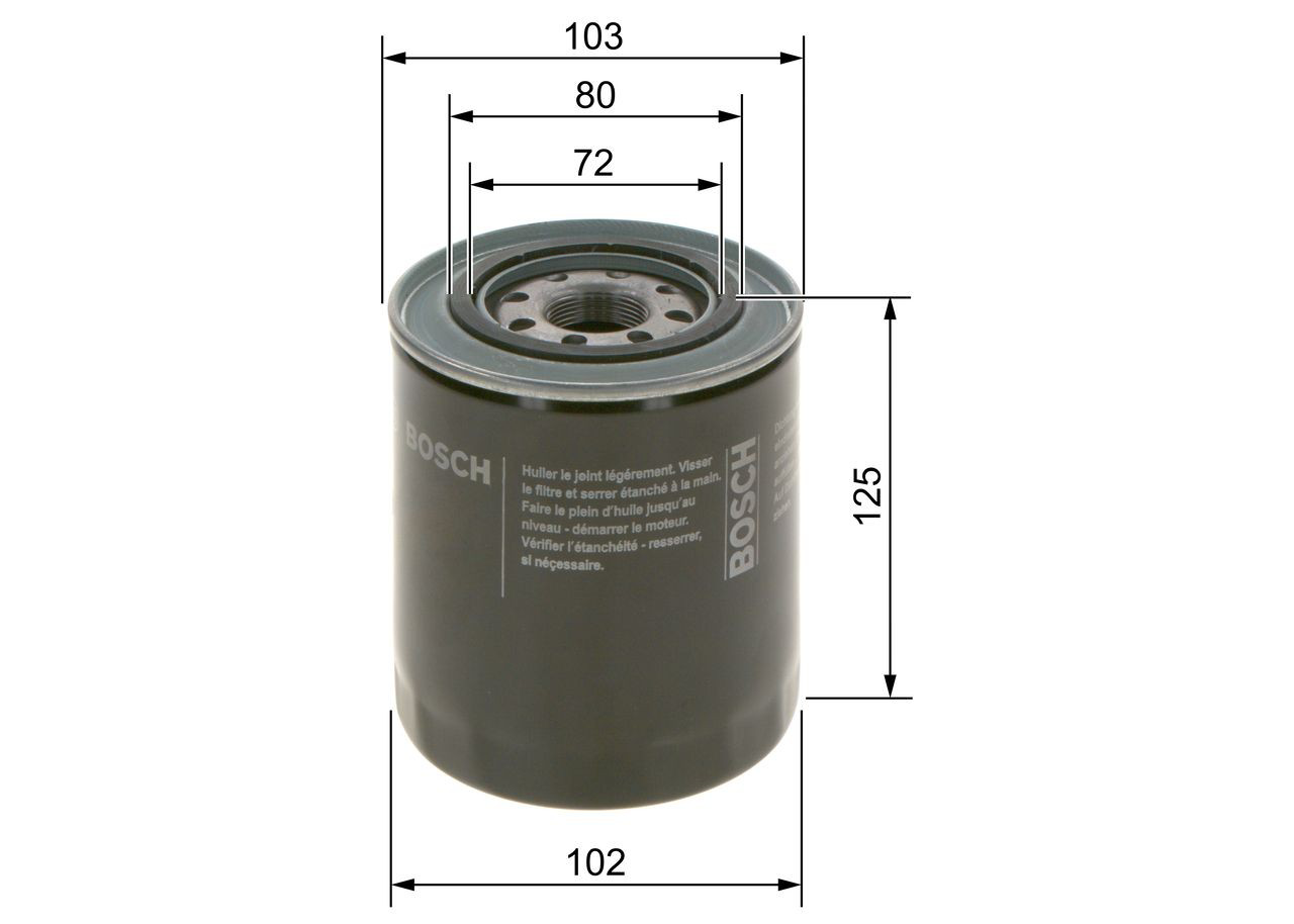 Купити 0986452062 Bosch Фільтр очищення масла відцентровий