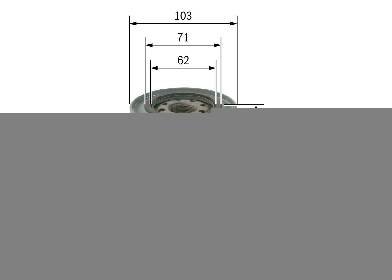 Купити 0986452066 Bosch Фільтр очищення масла відцентровий