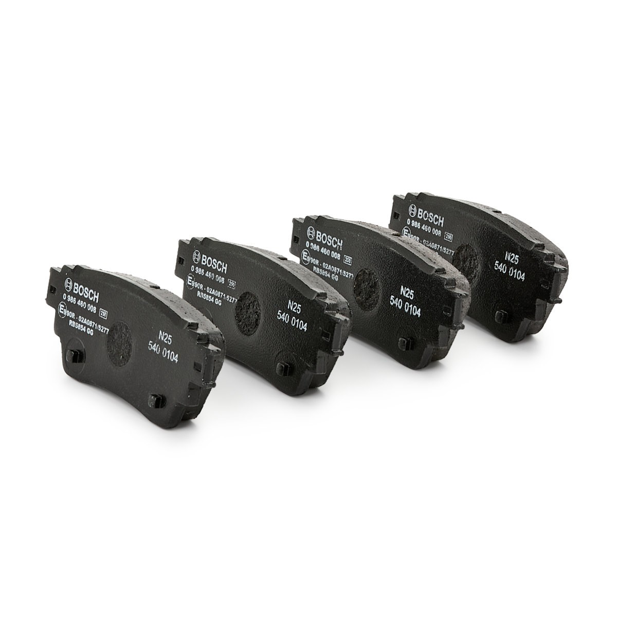 0986460008 Bosch Колодки гальмівні задні, дискові