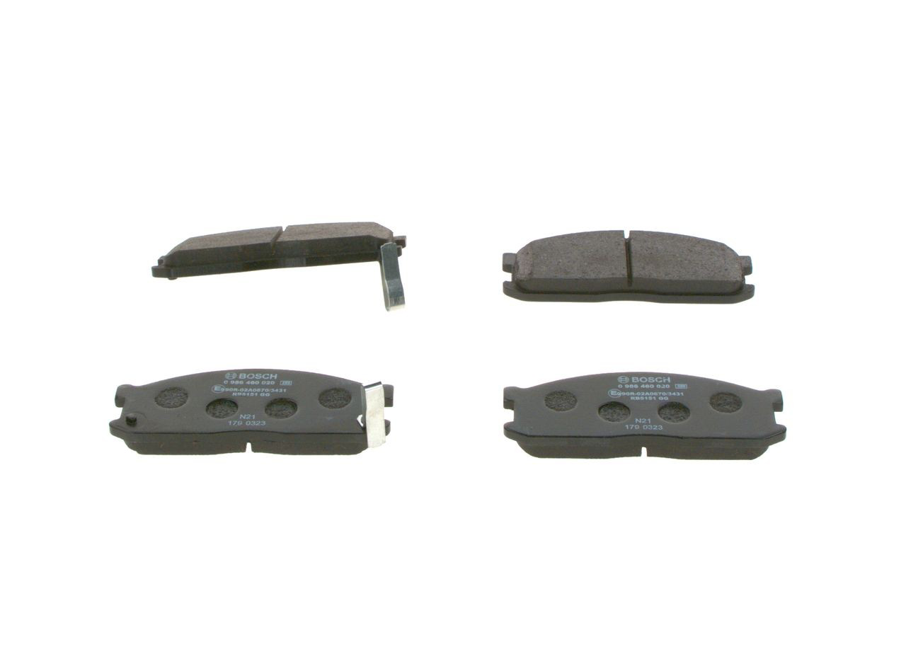 0986460020 Bosch Передні гальмівні колодки