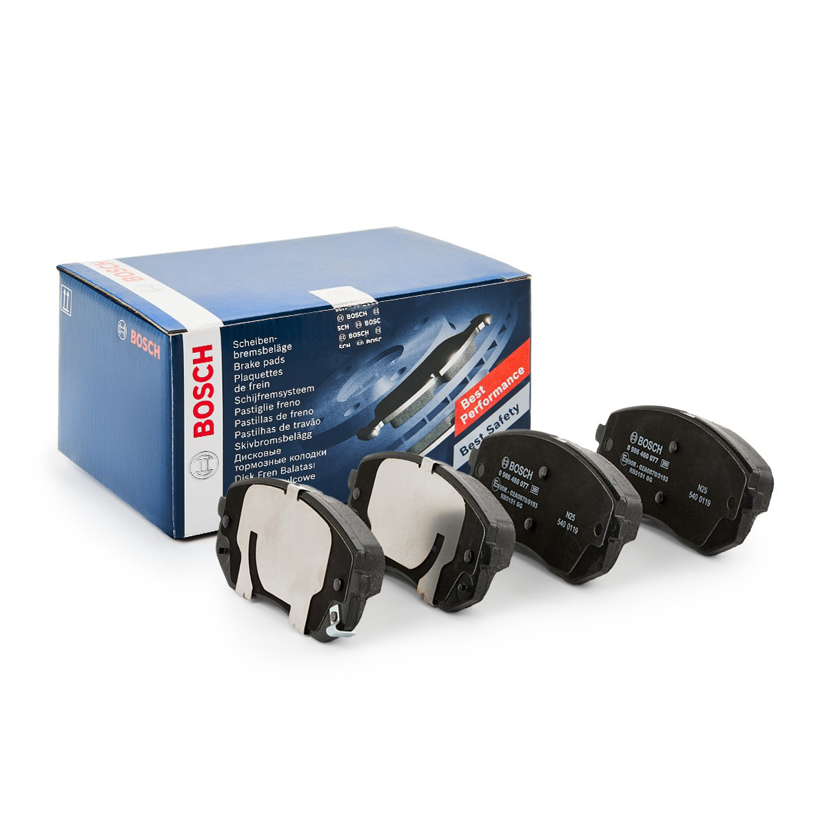 Тормозні колодки Bosch 0986460077