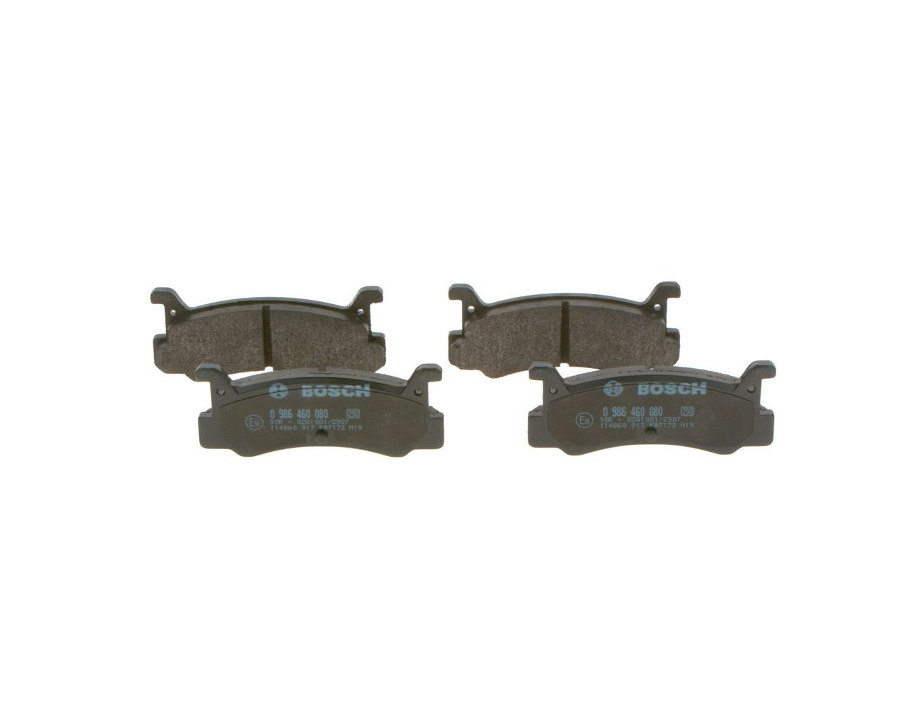 Задні гальмівні колодки Bosch 0986460080 ціна, від 15.03 USD