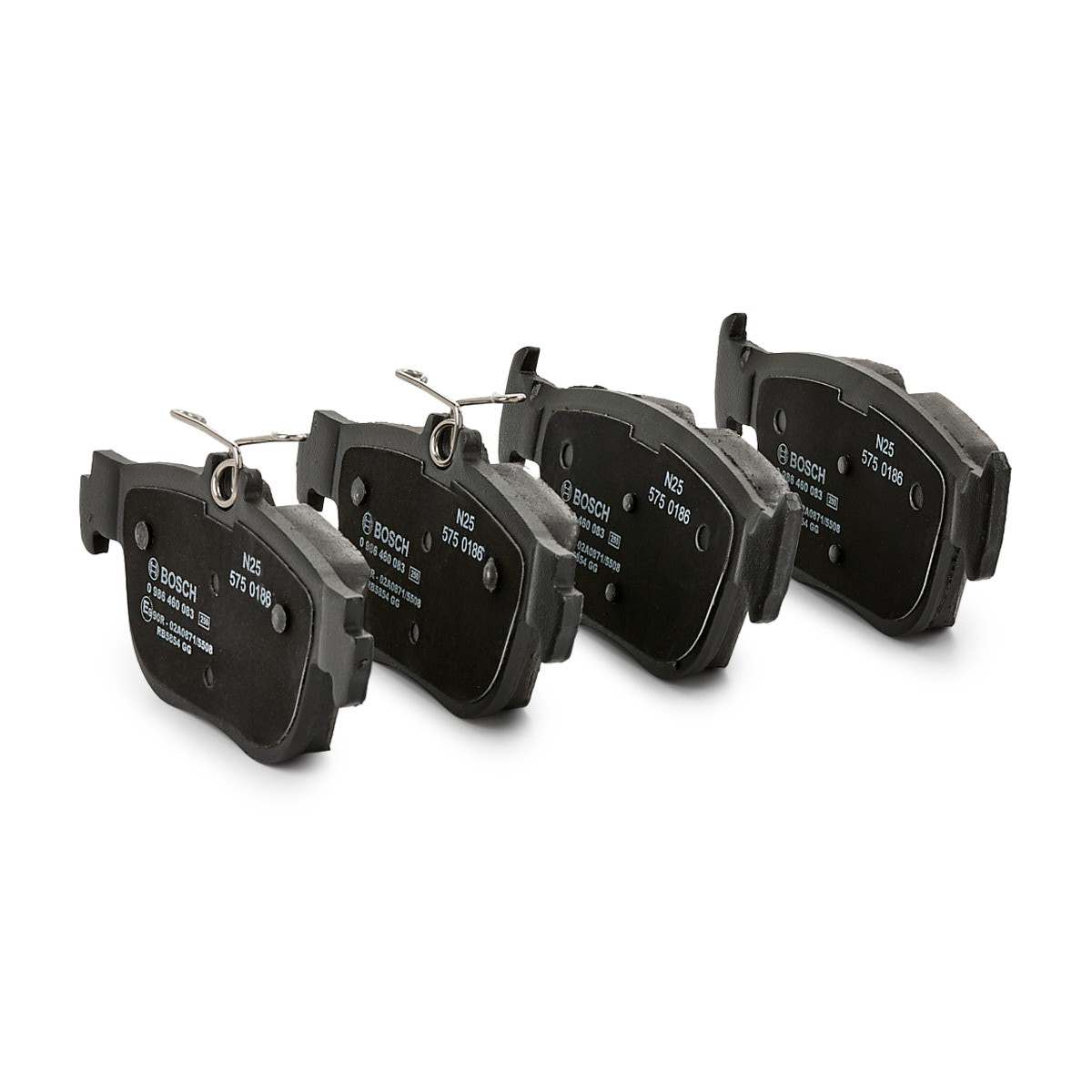 0986460083 Bosch Колодки гальмівні задні, дискові