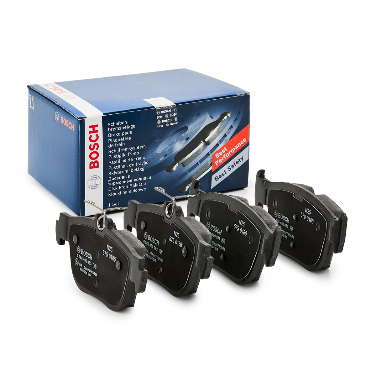 Задні дискові колодки Bosch 0986460083