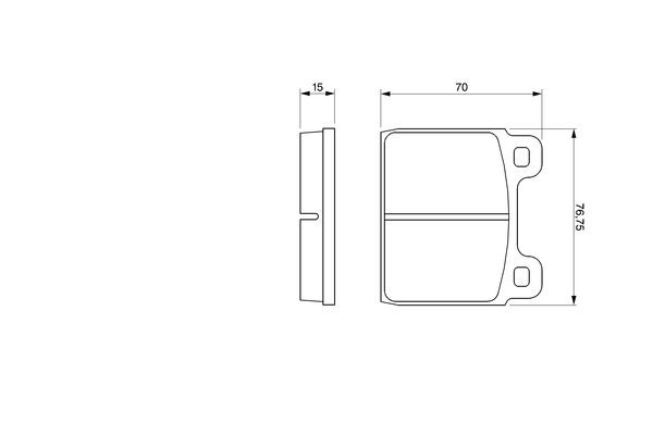 Купити 0986460113 Bosch Колодки гальмівні передні, дискові