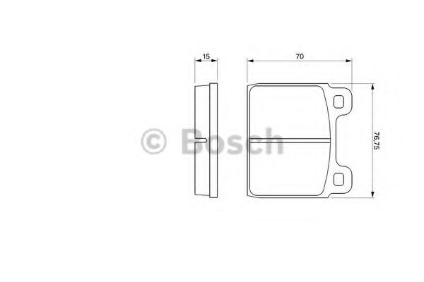 Гальмівні колодки Bosch 0986460113 ціна, від 16.63 USD