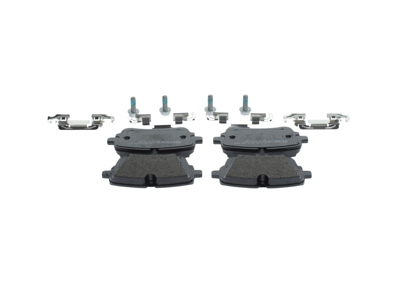 0986460173 Bosch Колодки гальмівні задні, дискові