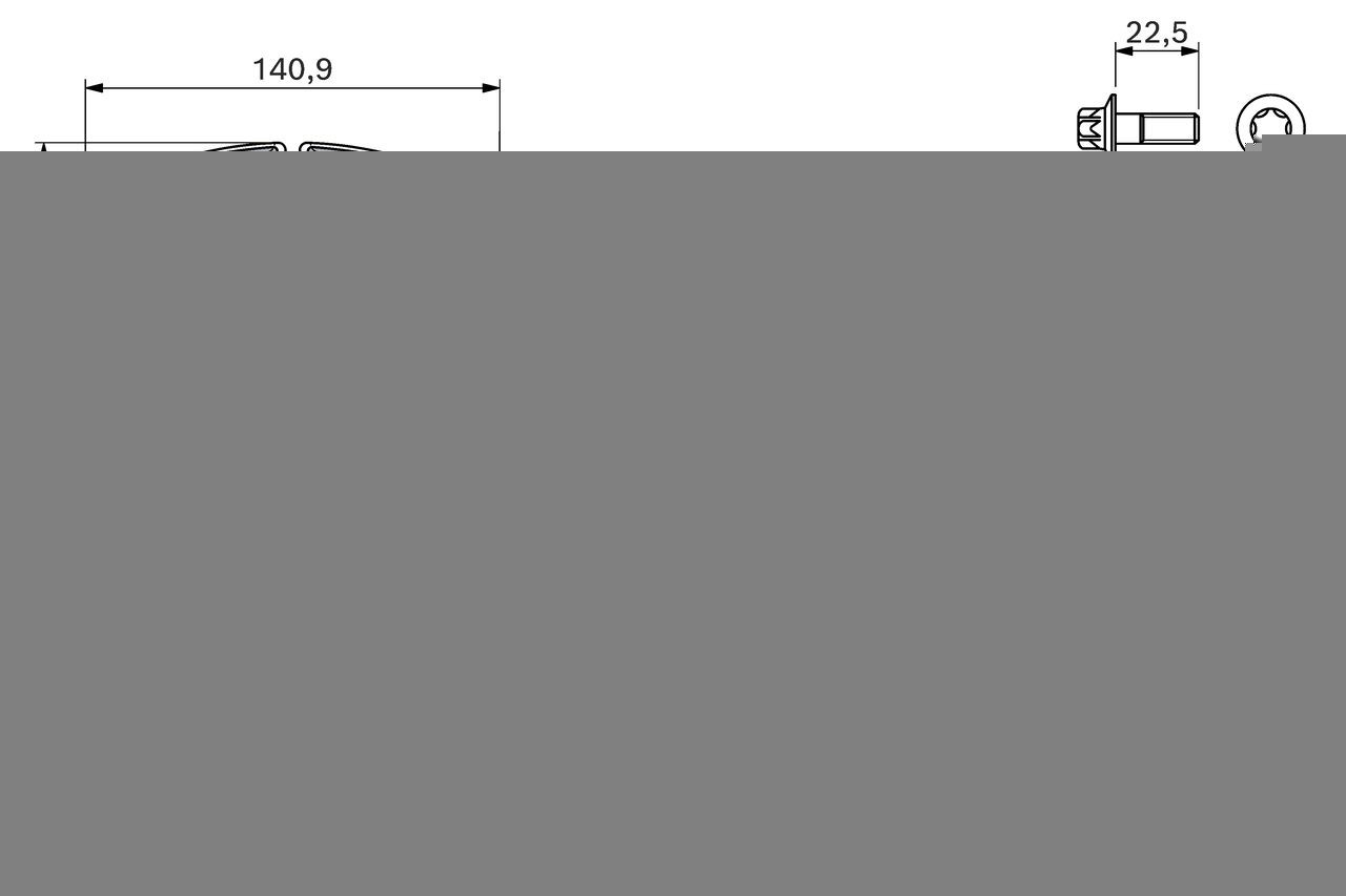 Передні тормозні колодки A000420300364 Mercedes