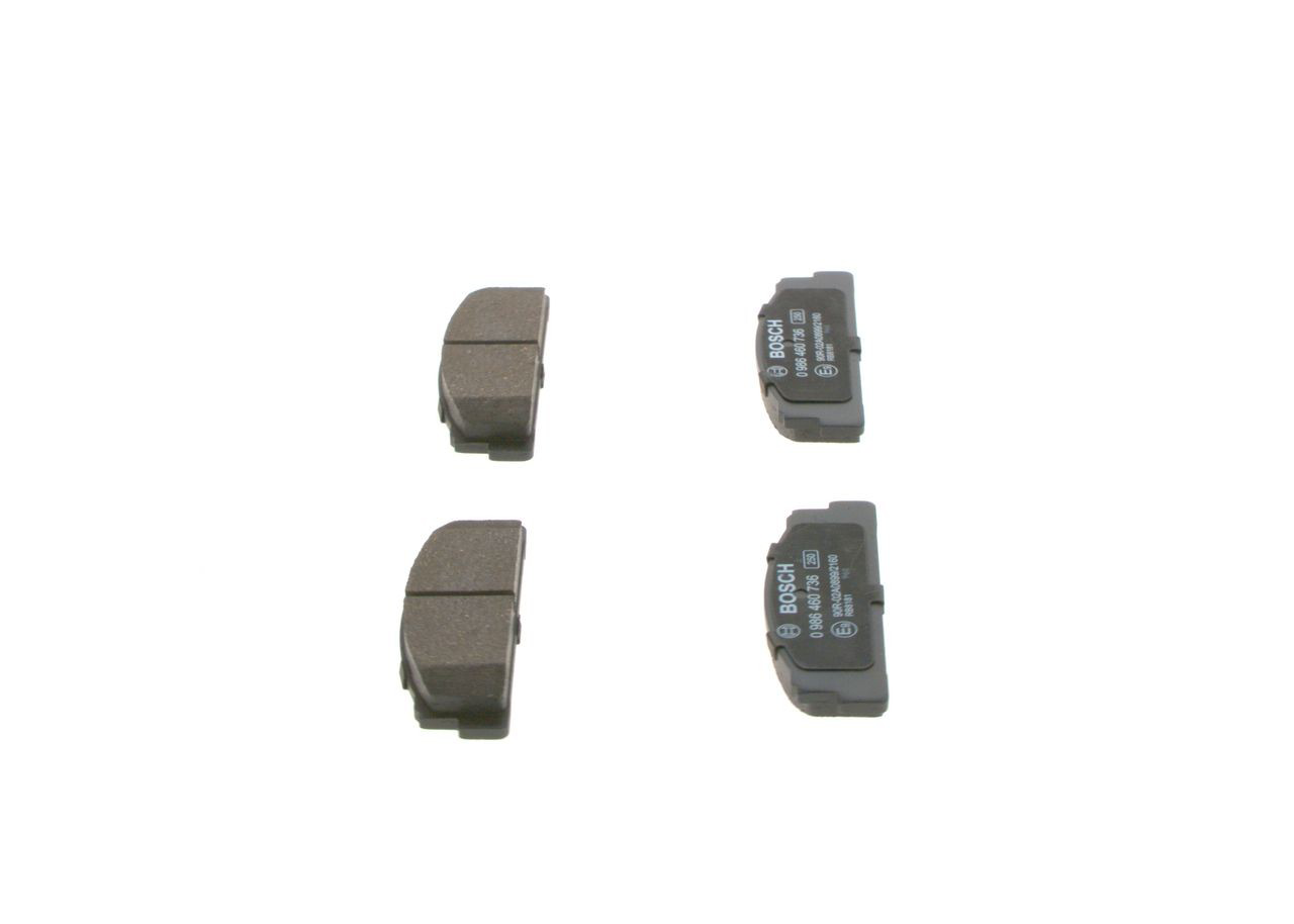 Передні тормозні колодки 0986460736 Bosch