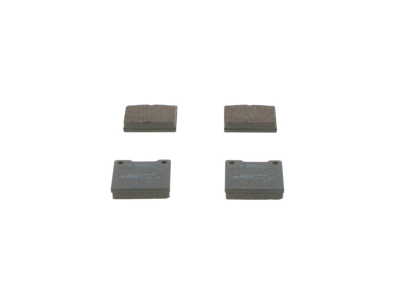0986460881 Bosch Колодки гальмівні задні, дискові