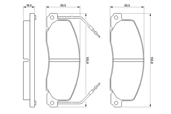 Гальмівні колодки Bosch 0986460946 ціна, від 20.27 USD