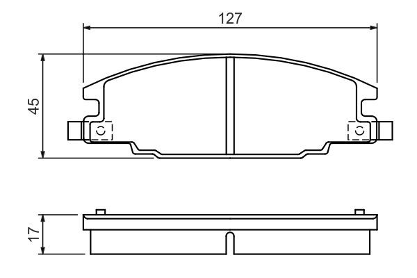 Купити 0986460960 Bosch Колодки гальмівні передні, дискові