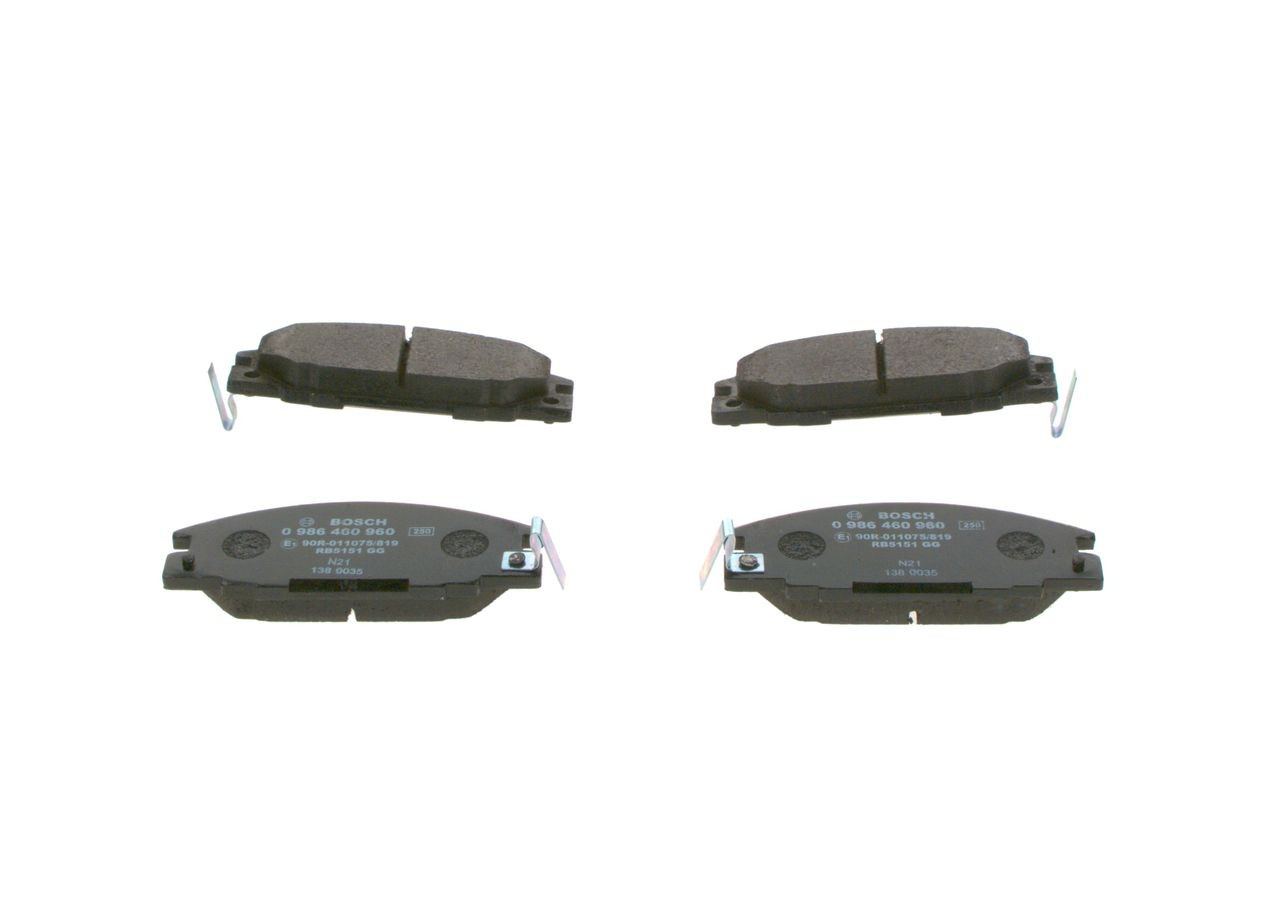 Тормозні колодки Bosch 0986460960