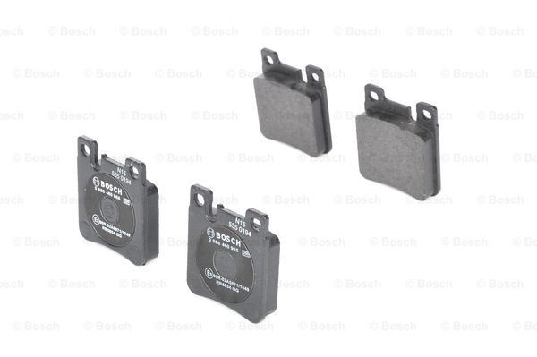 0986460965 Bosch Колодки гальмівні задні, дискові