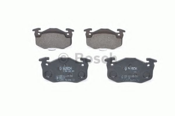 0986460970 Bosch Колодки гальмівні задні, дискові