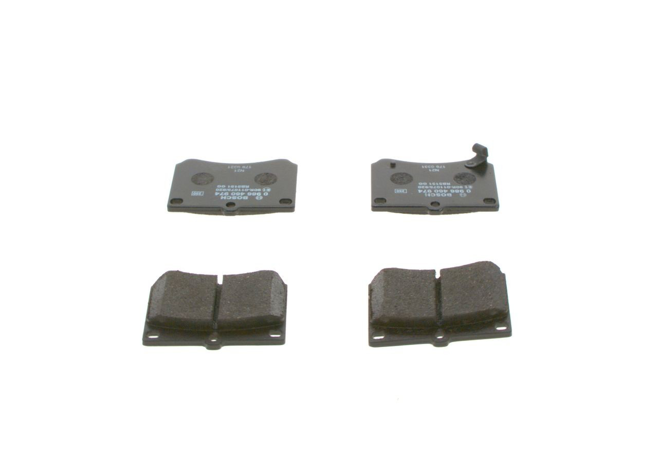 Передні тормозні колодки 0986460974 Bosch