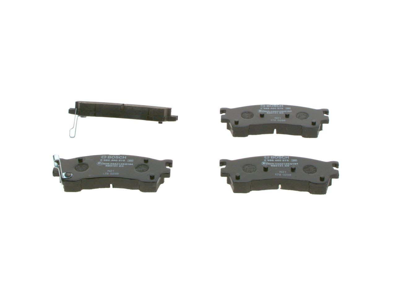 Тормозні колодки Bosch 0986460975