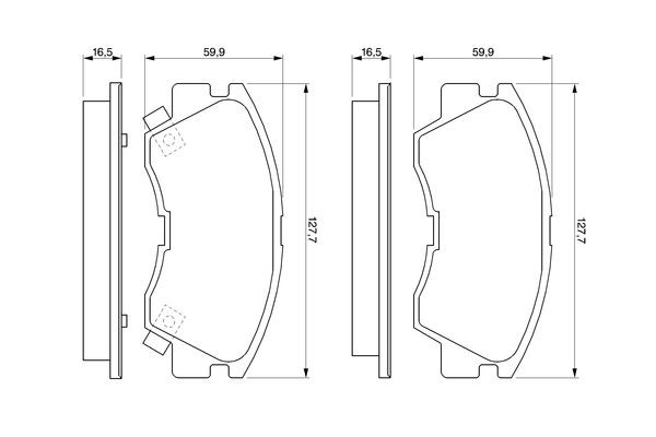 Гальмівні колодки Bosch 0986460978 ціна, від 17.72 USD