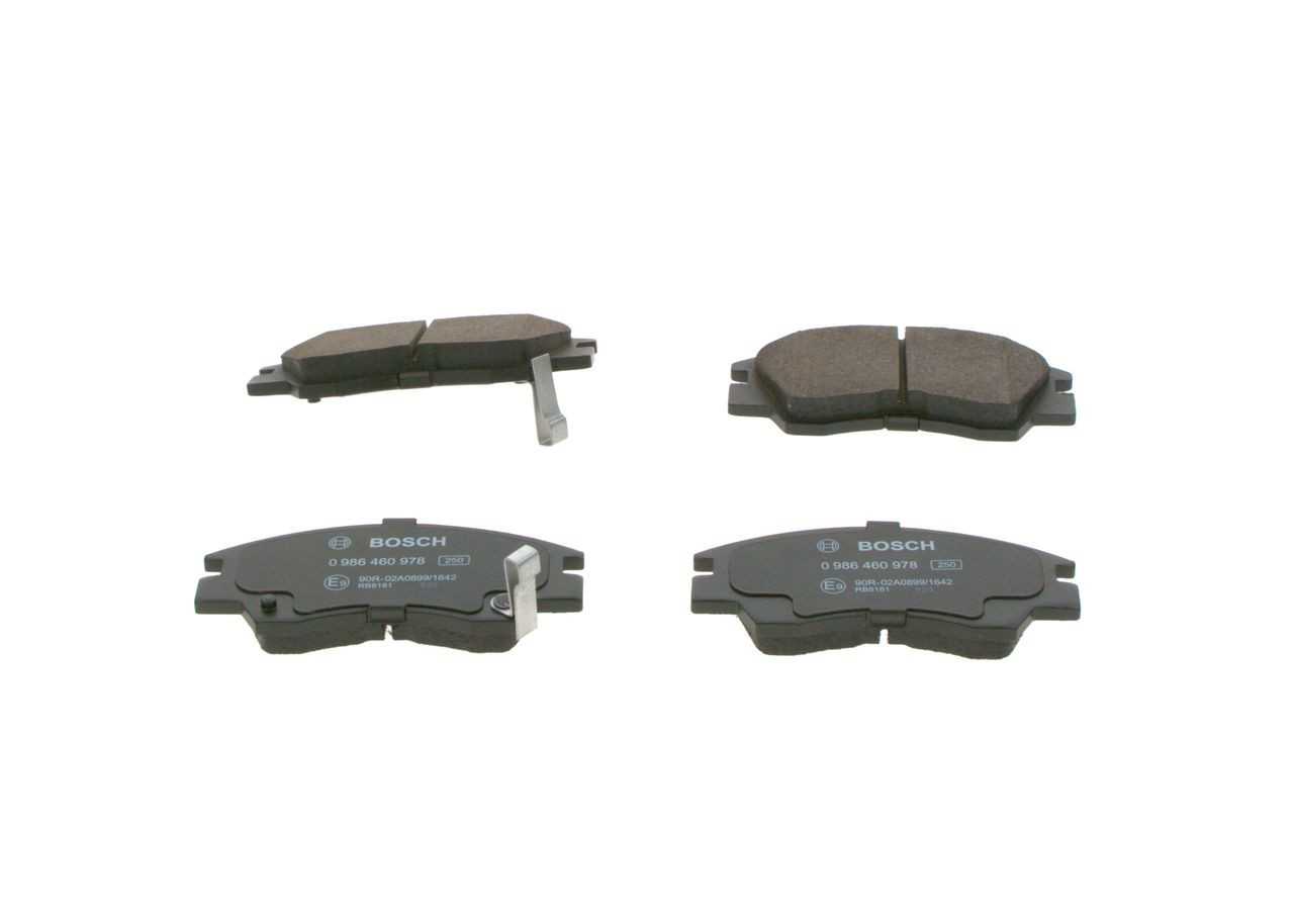 0986460978 Bosch Передні гальмівні колодки