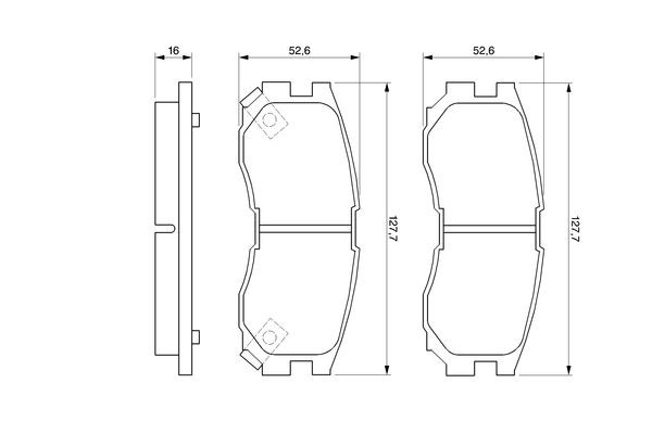 Гальмівні колодки Bosch 0986460979 ціна, від 17.83 USD