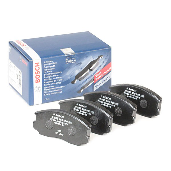 Передні тормозні колодки 0986460980 Bosch