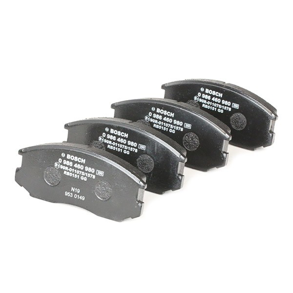 0986460980 Bosch Передні гальмівні колодки