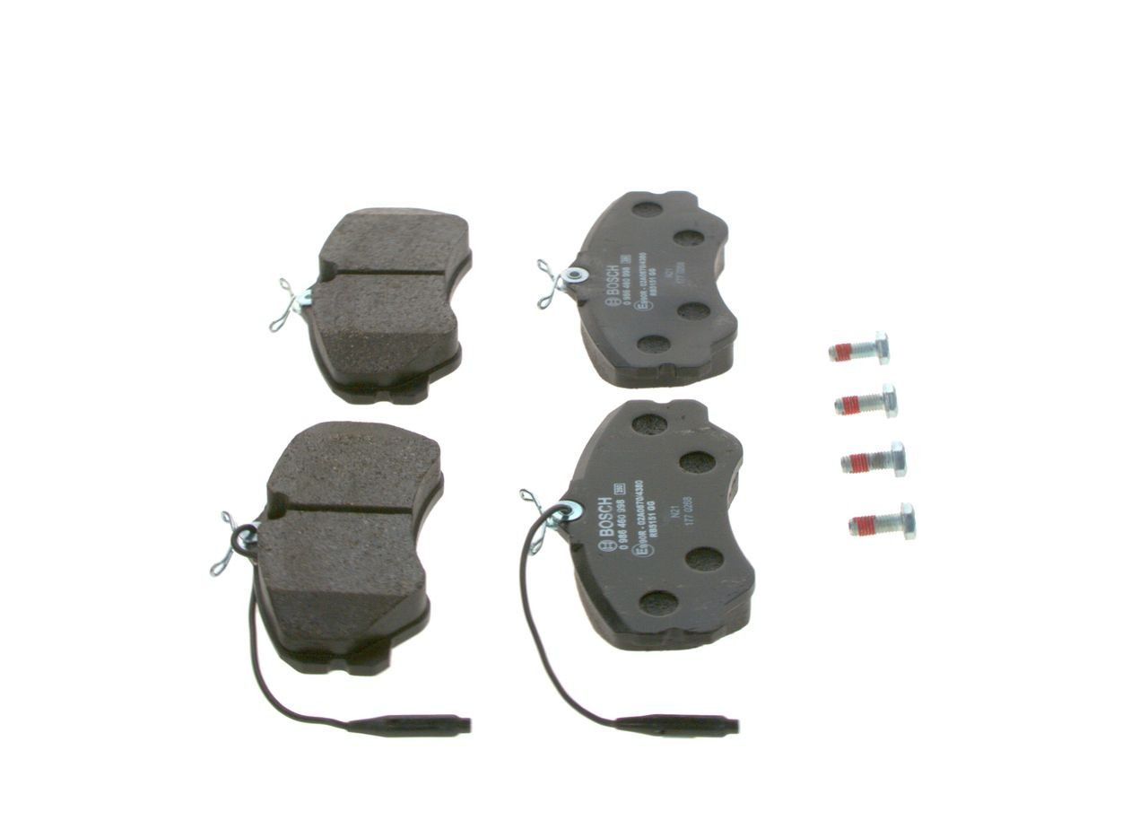 Передні тормозні колодки 0986460998 Bosch