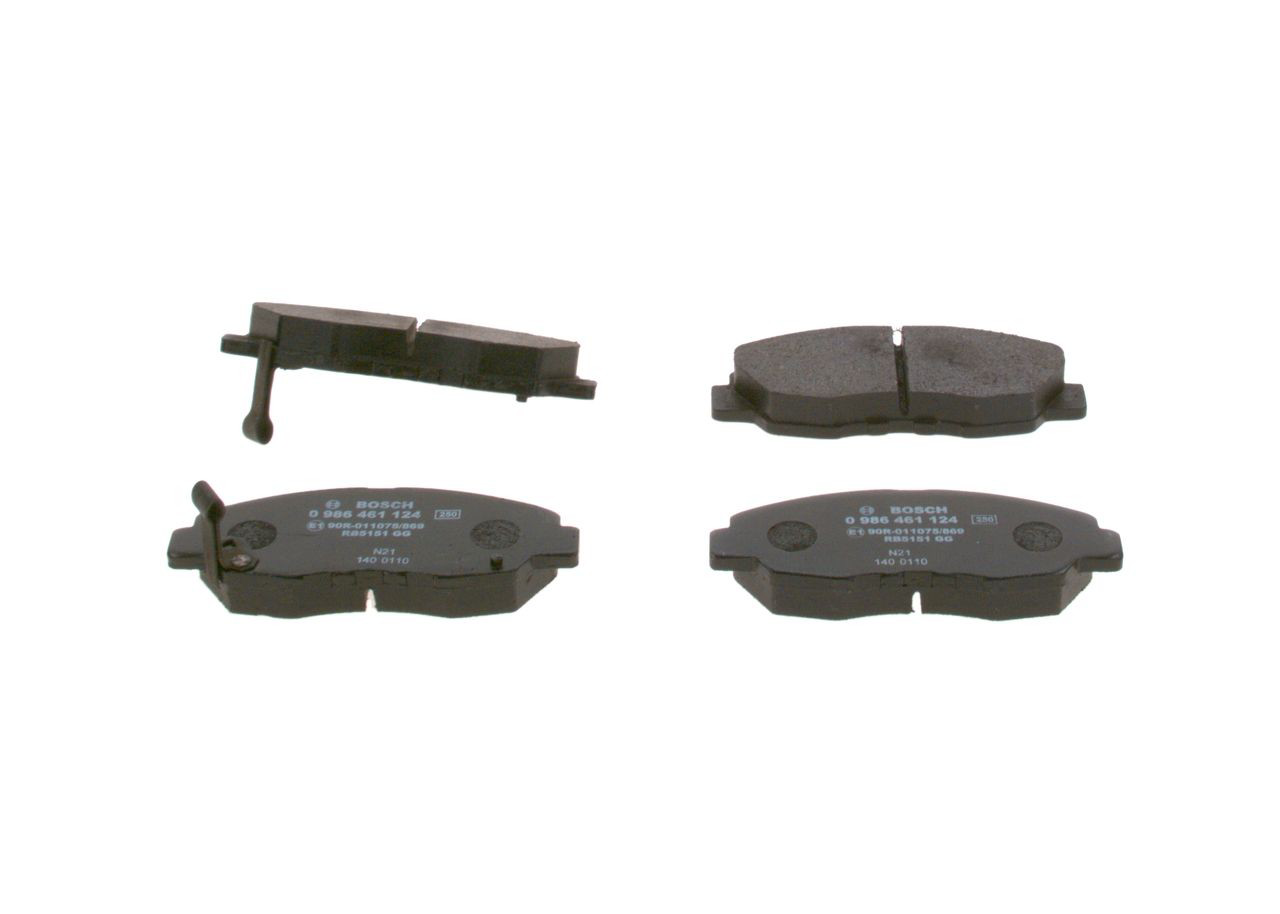 Передні тормозні колодки 0986461124 Bosch