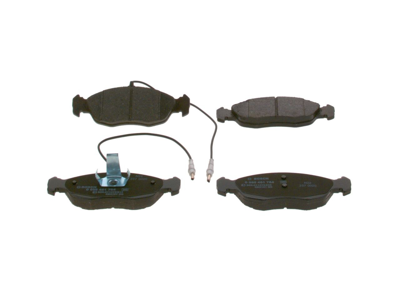 Передні тормозні колодки 0986461764 Bosch