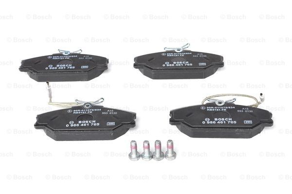 Передні тормозні колодки 0986461765 Bosch