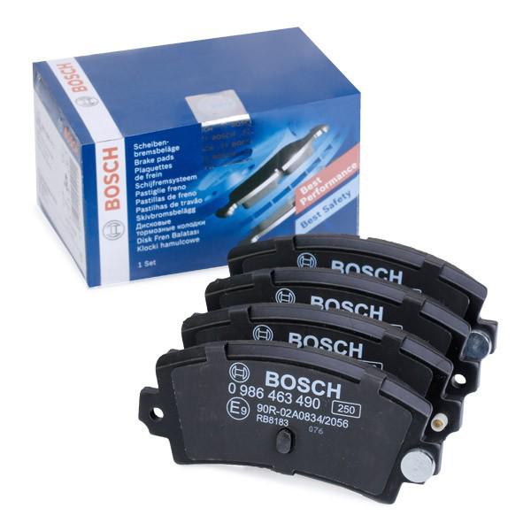 0986463490 Bosch Колодки гальмівні задні, дискові