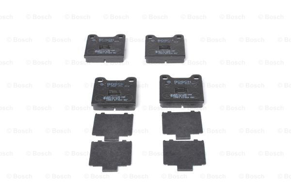 Задні гальмівні колодки 0986466302 Bosch