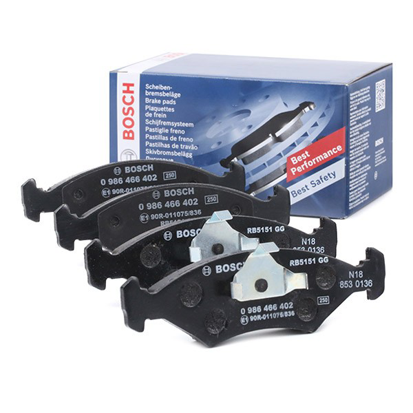 0986466402 Bosch Передні гальмівні колодки