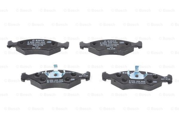 Купити 0986466402 Bosch Колодки гальмівні передні, дискові