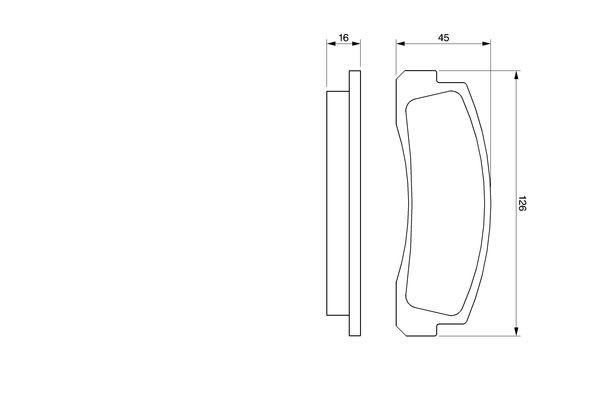 Купити 0986466601 Bosch Колодки гальмівні передні, дискові
