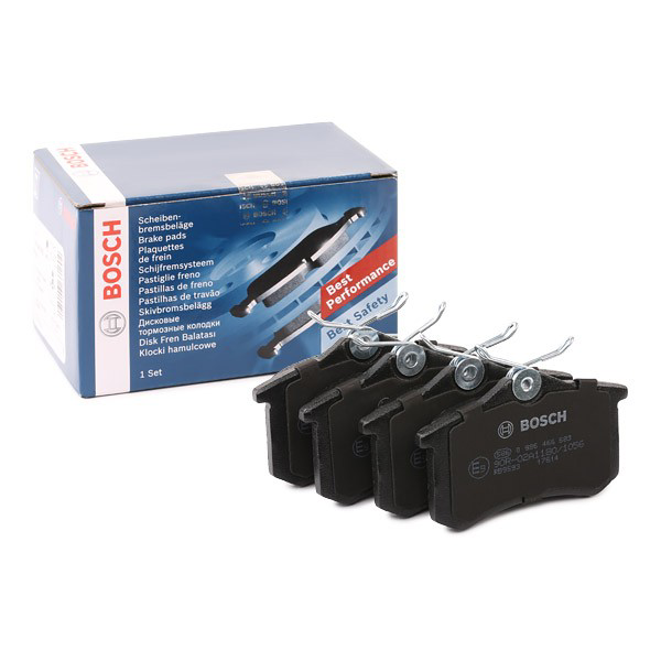 0986466683 Bosch Колодки гальмівні задні, дискові