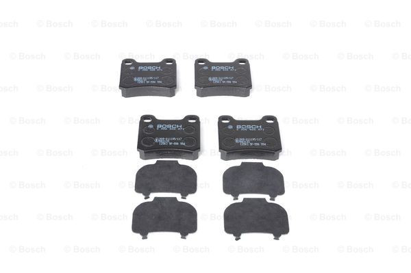 0986466871 Bosch Колодки гальмівні задні, дискові