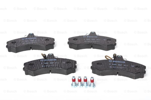 0986467411 Bosch Передні гальмівні колодки