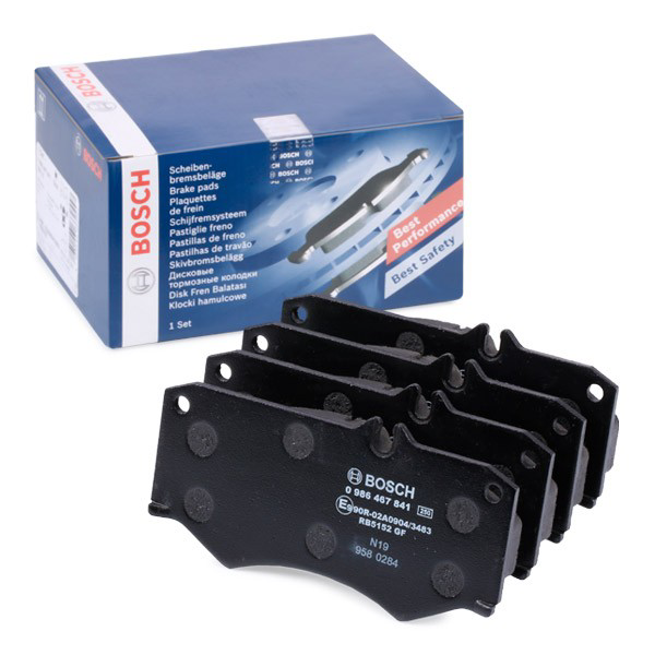 Передні тормозні колодки 0986467841 Bosch