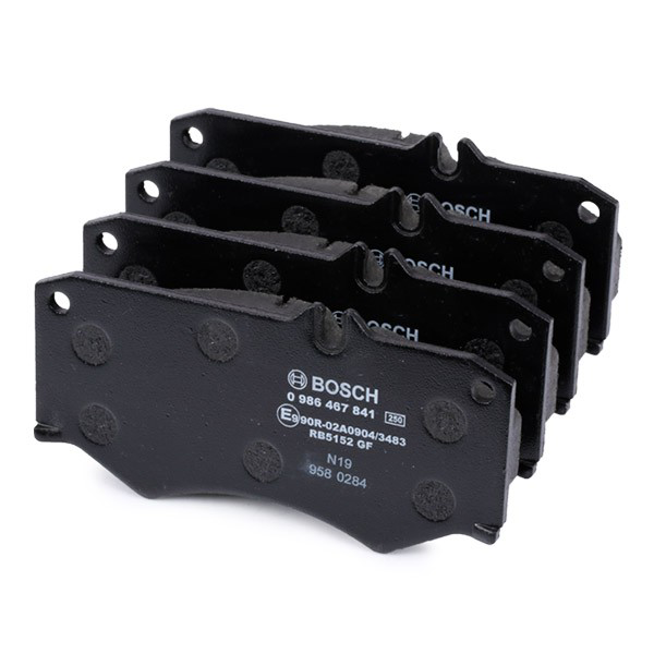 Передні тормозні колодки 0986467841 Bosch