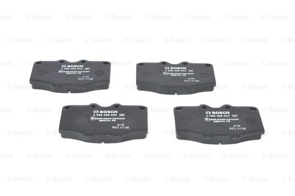 Передні тормозні колодки 0986468520 Bosch