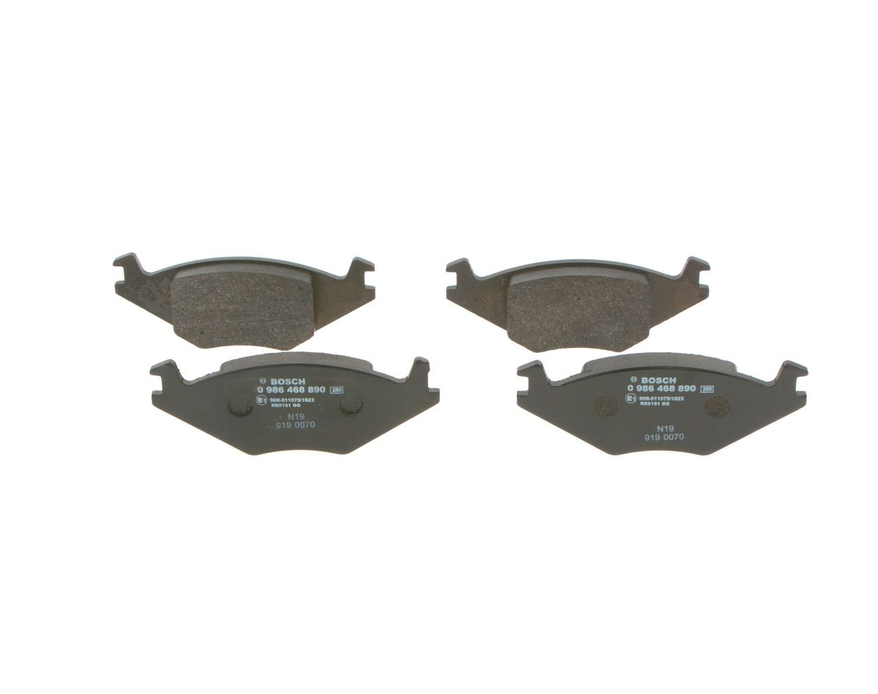 Гальмівні колодки Bosch 0986468890 ціна, від 13.43 USD