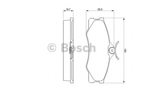 Гальмівні колодки Bosch 0986469790 ціна, від 16.83 USD